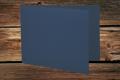 [350430.2] Klappkarten 105x150/300 mm langdoppelt Metallic Midnight Blue 300 g/qm